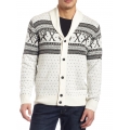 Pulover cardigan cu guler sal