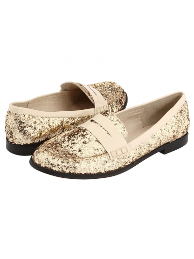 Mocasini dandy, acoperiti cu sclipici