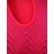 Rochie bodycon tricotata, cu bustiera push-up si insertie de dantela