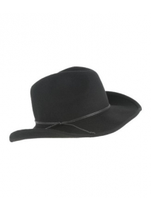 Palarie fedora din lana, cu bor larg ajustabil, rocker