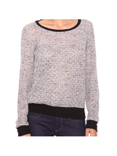 Bluza din tricotaj subtire, marunt