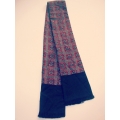 Esarfa vintage texturata cu fir de matase