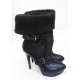 Geanta plic Falabella din tweed boucle