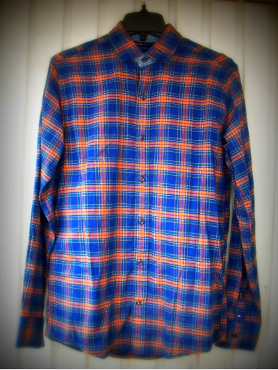 Camasa vintage-fit din flanel, cu imprimeu cadrilat