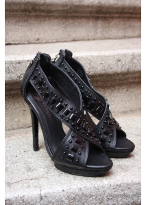 Clove - Criss Cross Studded Sandals