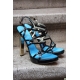 Bosley - Mirrored heel strappy sandals