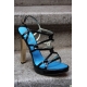 Bosley - Mirrored heel strappy sandals