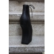 Botine sculpturale din piele, cu platforma si fara toc