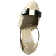 Pantofi din piele lacuita Mary-Jane, cu funda