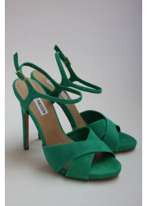 Sandale din piele intoarsa cu toc stiletto