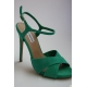Sandale din piele intoarsa cu toc stiletto