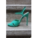 Sandale din piele intoarsa cu toc stiletto