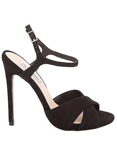 Sandale din piele intoarsa cu toc stiletto