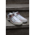 Pantofi sport din piele, cu top inalt